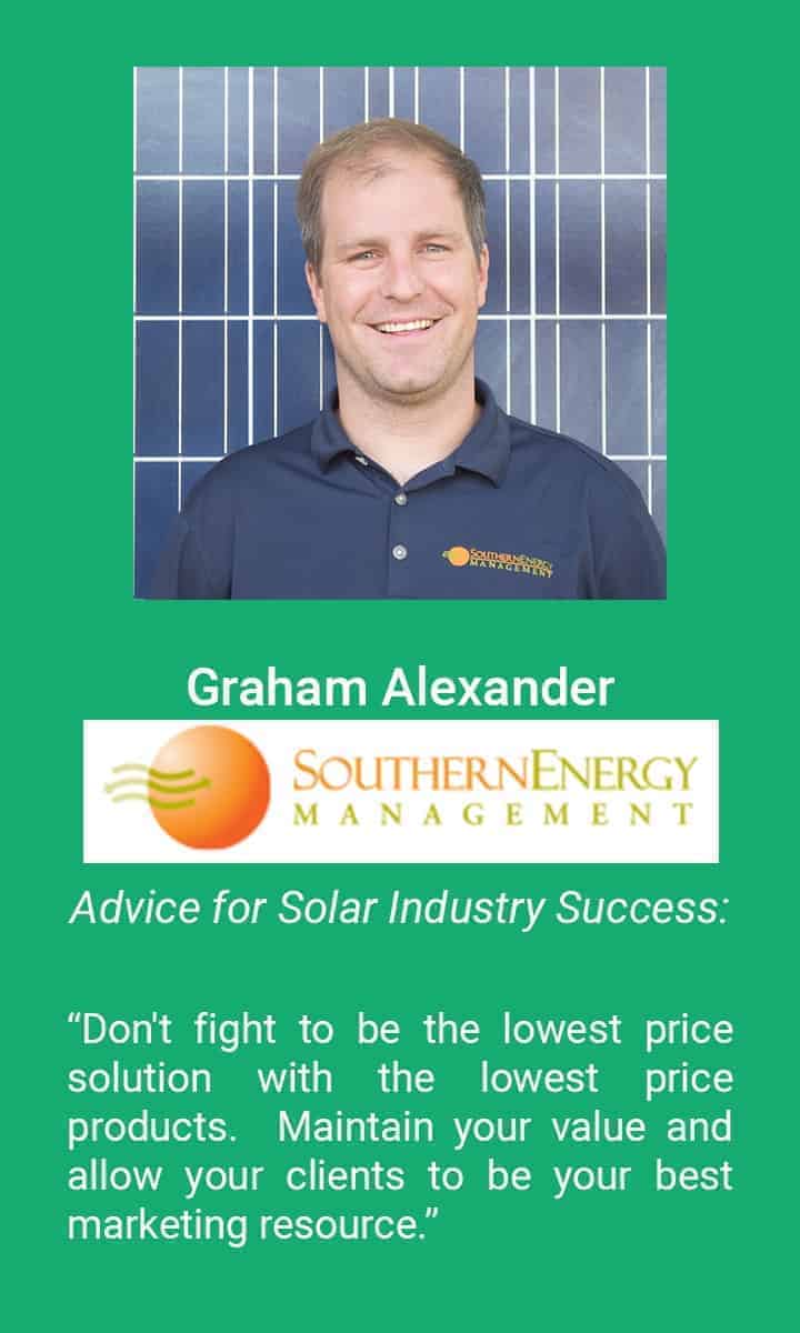 Graham Alexander of Southern Energy is one of the SPW top 500 Contractors who provided advice.