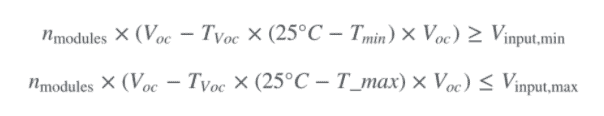 A couple really confusing solar equations used for wiring solar panels.